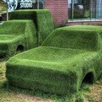 green cars