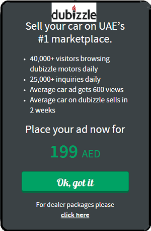 dubizzle charges for ads